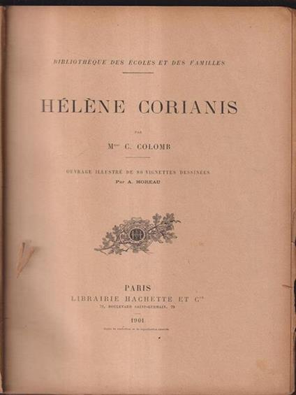 Helene Corianis - C. Colomb - copertina