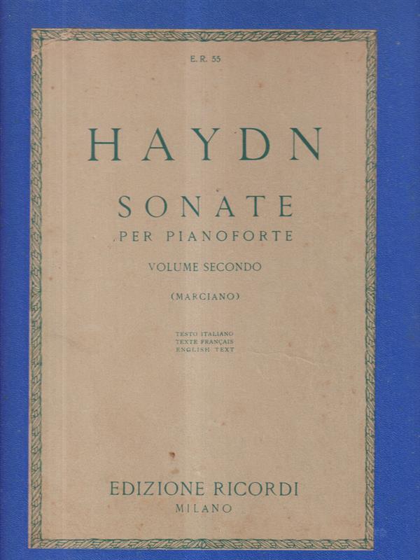 Haydn Sonate per pianoforte vol. 2