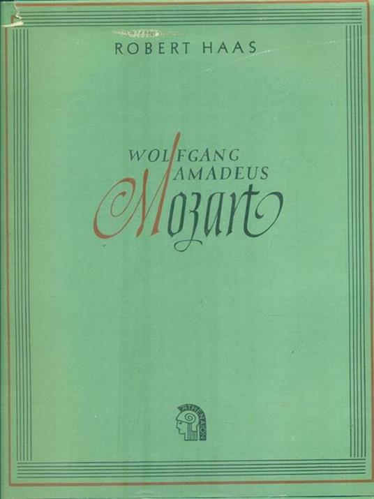 Wolfgang Amadeus Mozart - Robert Haas - copertina
