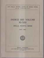 Indice dei volumi XI-XXI della nuova serie (1971-1981)