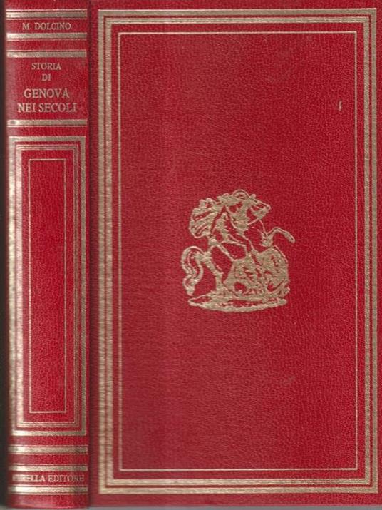 Storia di Genova nei secoli - Michelangelo Dolcino - copertina