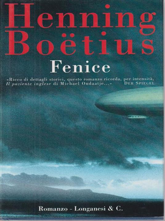 Fenice - Henning Boetius - copertina