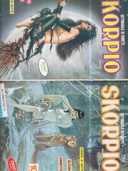 Skorpio Tuttofumetto. ANNATA COMPLETA. Anno XIX (1995) N. dal 1 al 52 - copertina