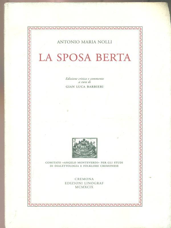 La sposa berta