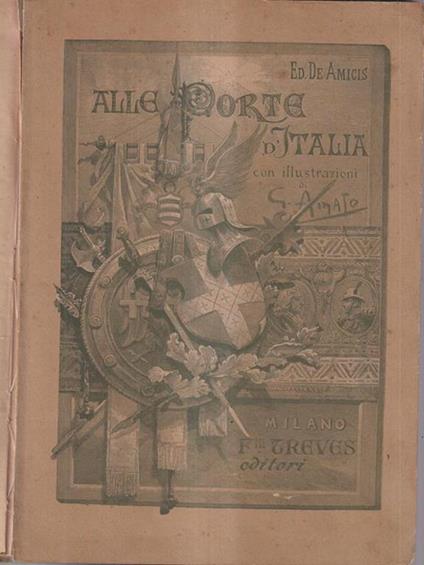Alle porte d'Italia - Edmondo De Amicis - copertina
