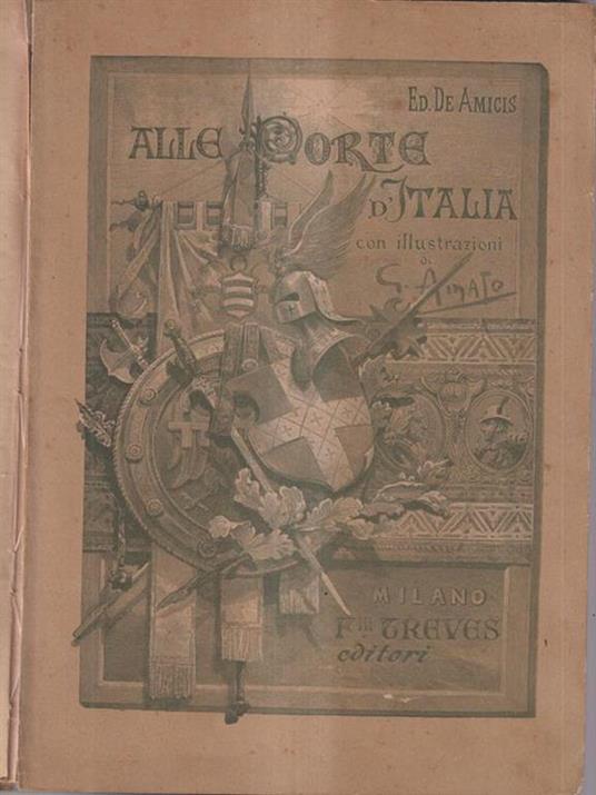 Alle porte d'Italia - Edmondo De Amicis - copertina