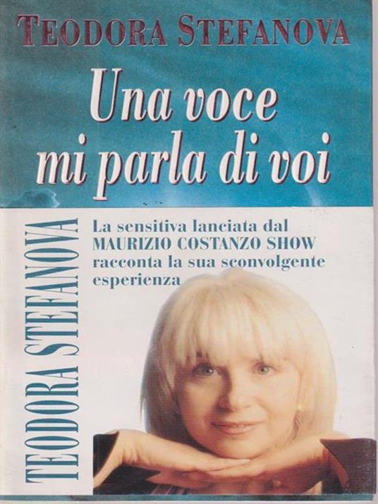 Una voce mi parla di voi. - Teodora Stefanova - copertina