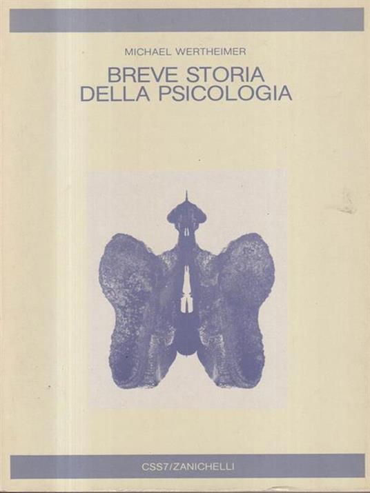 Breve storia della psicologia - Michael Wertheimer - copertina