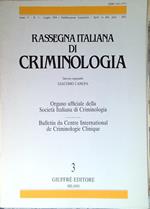 Rassegna italiana di criminologia Volume V - 1994 - Fascicolo 3