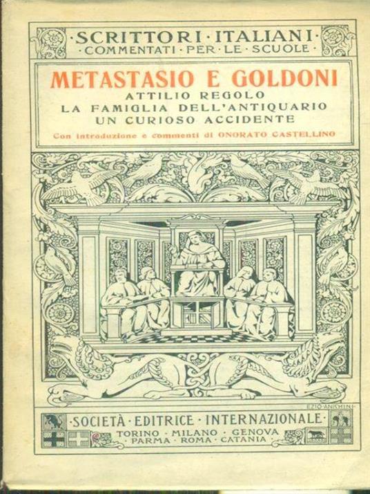 Metastasio e Goldoni - Attilio Regolo Scarsella - copertina