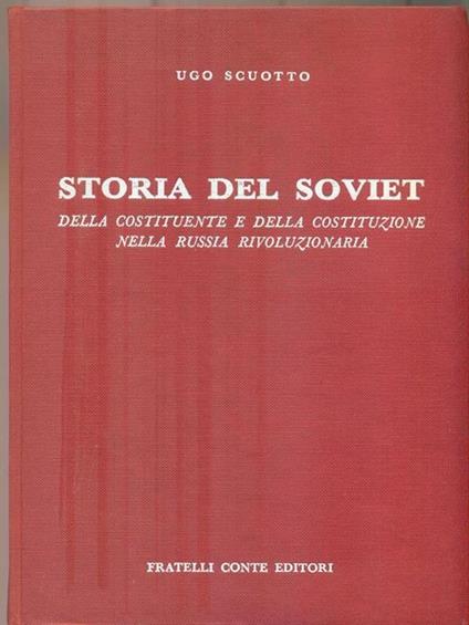 Storia del soviet - Ugo Scuotto - copertina