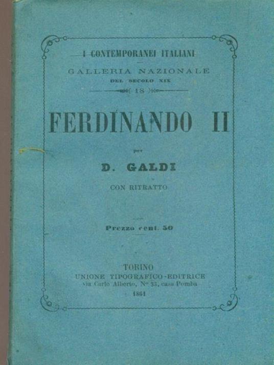 Ferdinando II - D. Galdi - copertina