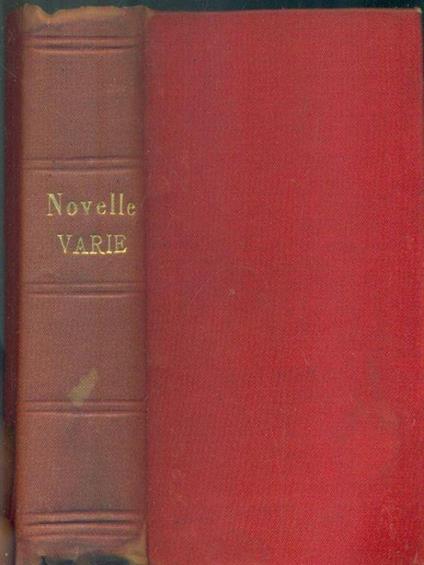 Novelle varie - copertina