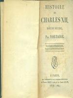 Histoire de charles XII. Roi de Suede