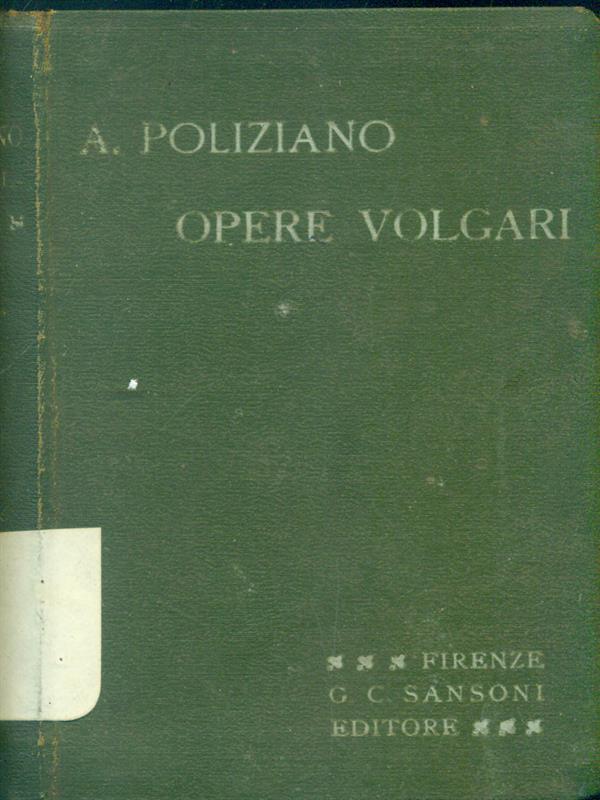 Opere volgari