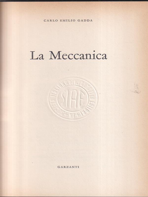 La meccanica