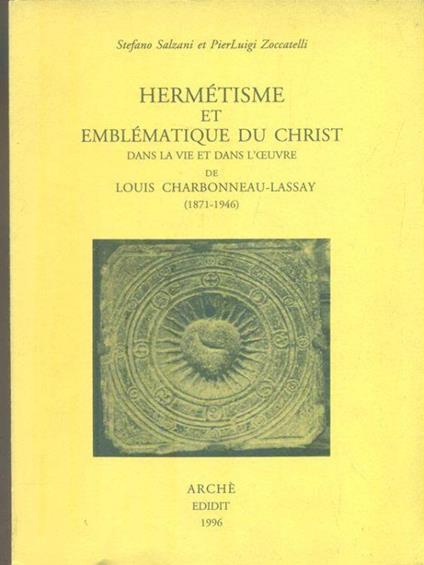 Hermétisme et emblématique du Christ - Stefano Salzani - copertina