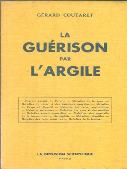 La guerison par l'argile - Gérard Coutaret - copertina