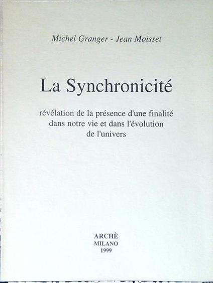 La Synchronicité - Michel Granger - copertina