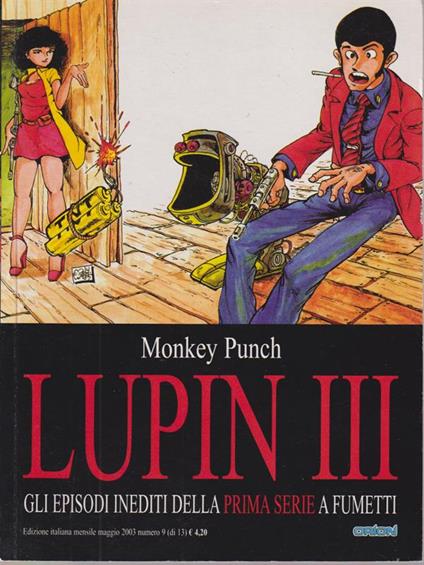 Lupin III n. 9 - Monkey Punch - copertina