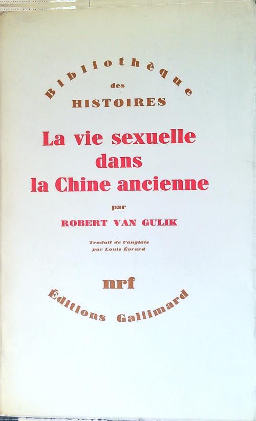 La vie sexuelle dans la China ancienne