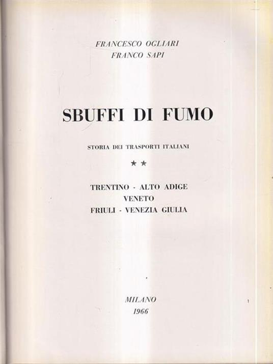 Sbuffi di fumo II - Francesco Ogliari - copertina