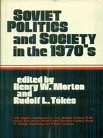 Soviet politics and society in the 1970's