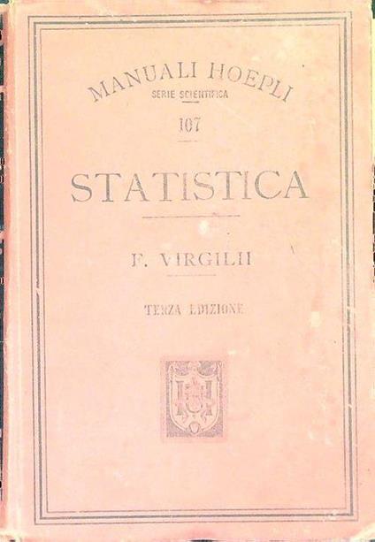 Statistica - Terza edizione - F. Virgilii - copertina