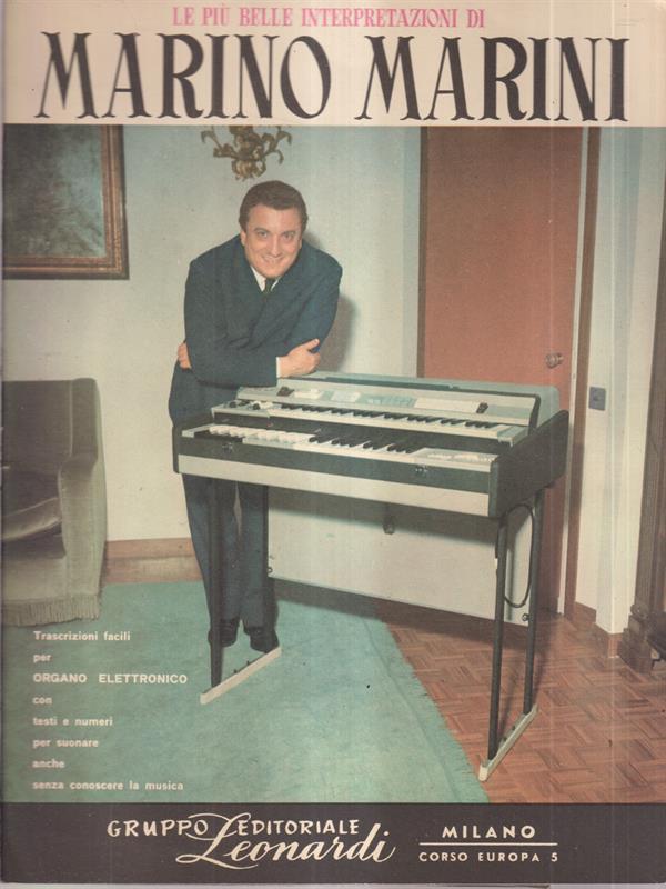 Le più belle interpretazioni di Marino Marini (spartiti)