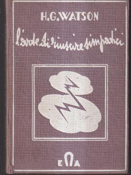L' arte di risultare simpatici - H.G. Watson - copertina
