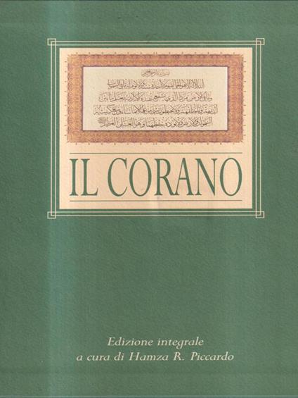 Il Corano - Hamza R. Piccardo - copertina