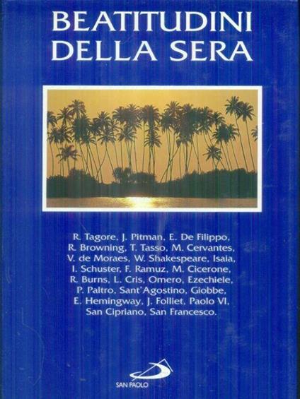 Beatitudini della sera - Angelo De Simone - copertina