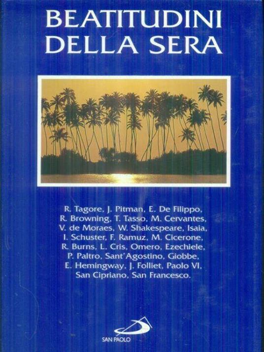 Beatitudini della sera - Angelo De Simone - copertina