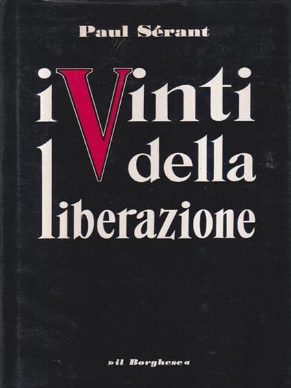 I vinti della liberazione - Paul Serant - copertina