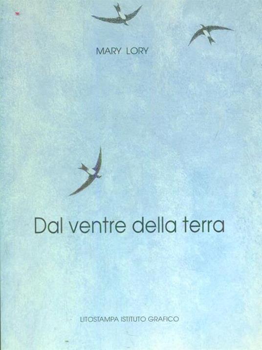 Dal ventre della terra - Mary Lory - copertina