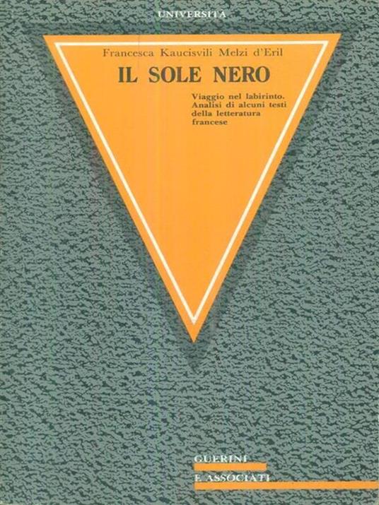 Il  sole nero - copertina