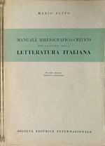 Manuale bibliografico-critico per lo studio della letteratura italiana