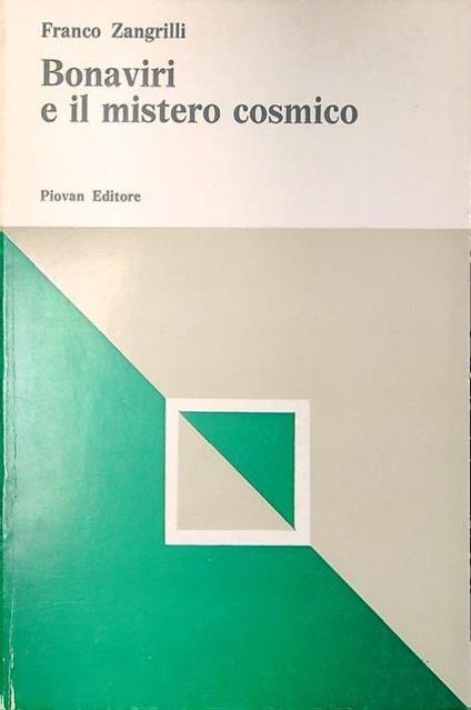 Bonaviri e il mistero cosmico - Franco Zangrilli - copertina