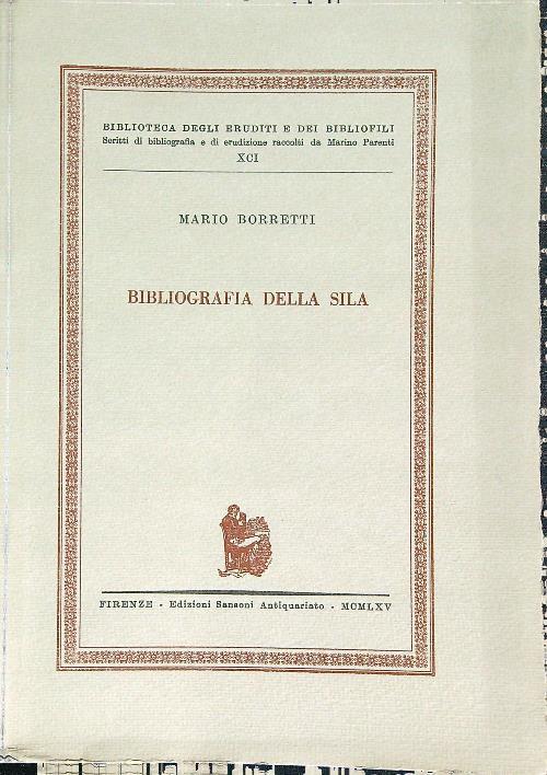 Bibliografia della sila
