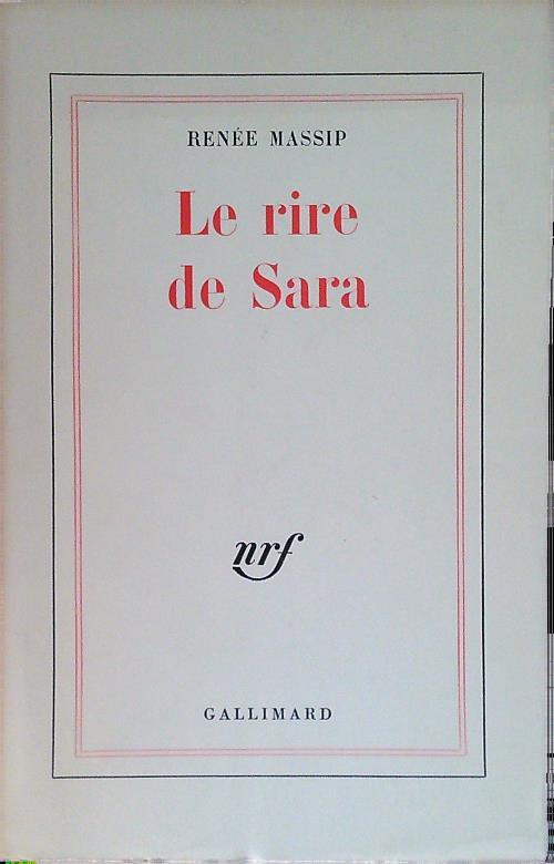 Le rire de Sara