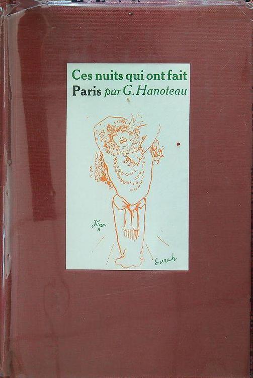 Ces nuits qui ont fait - G. Hanoteau - copertina
