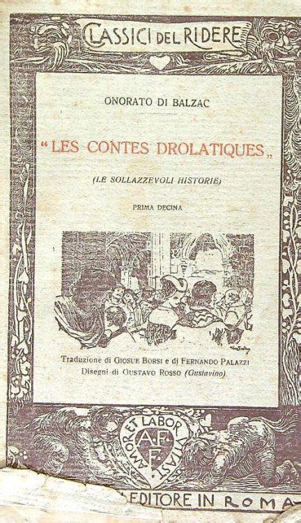 Les contes drolatiques - Honoré de Balzac - copertina