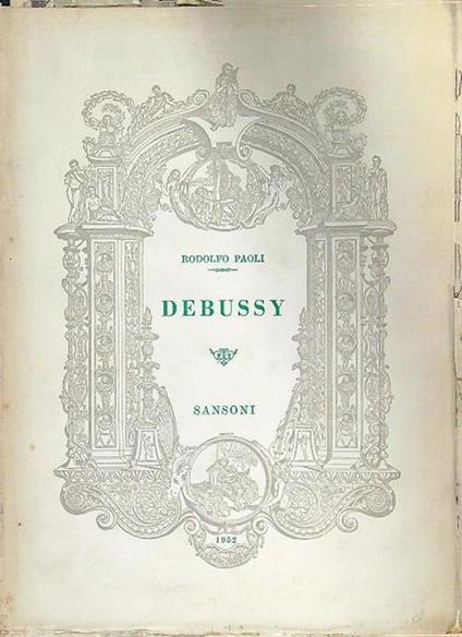 Debussy - Rodolfo Paoli - copertina