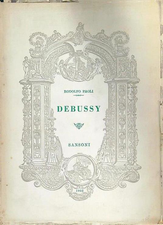Debussy - Rodolfo Paoli - copertina