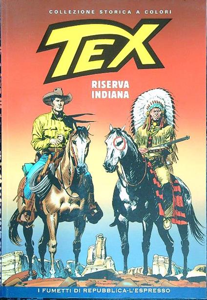 Tex. Riserva indiana - Gianluigi Bonelli - copertina