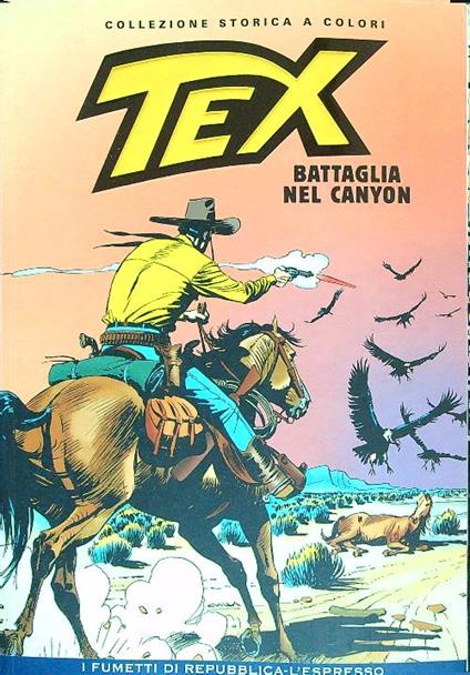 Tex. Battaglia nel canyon - Gianluigi Bonelli - copertina