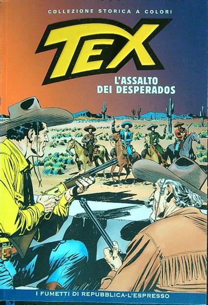 Tex. L'assalto dei desperados - Gianluigi Bonelli - copertina