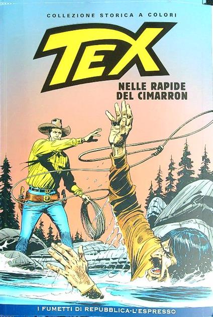 Tex. Nelle rapide del Cimarron - Gianluigi Bonelli - copertina