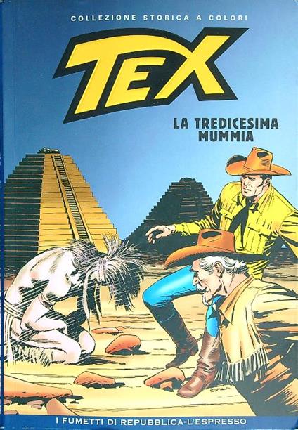 Tex. La tredicesima mummia - Gianluigi Bonelli - copertina