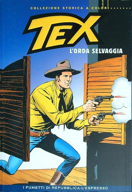 Tex. L'orda selvaggia - Gianluigi Bonelli - copertina